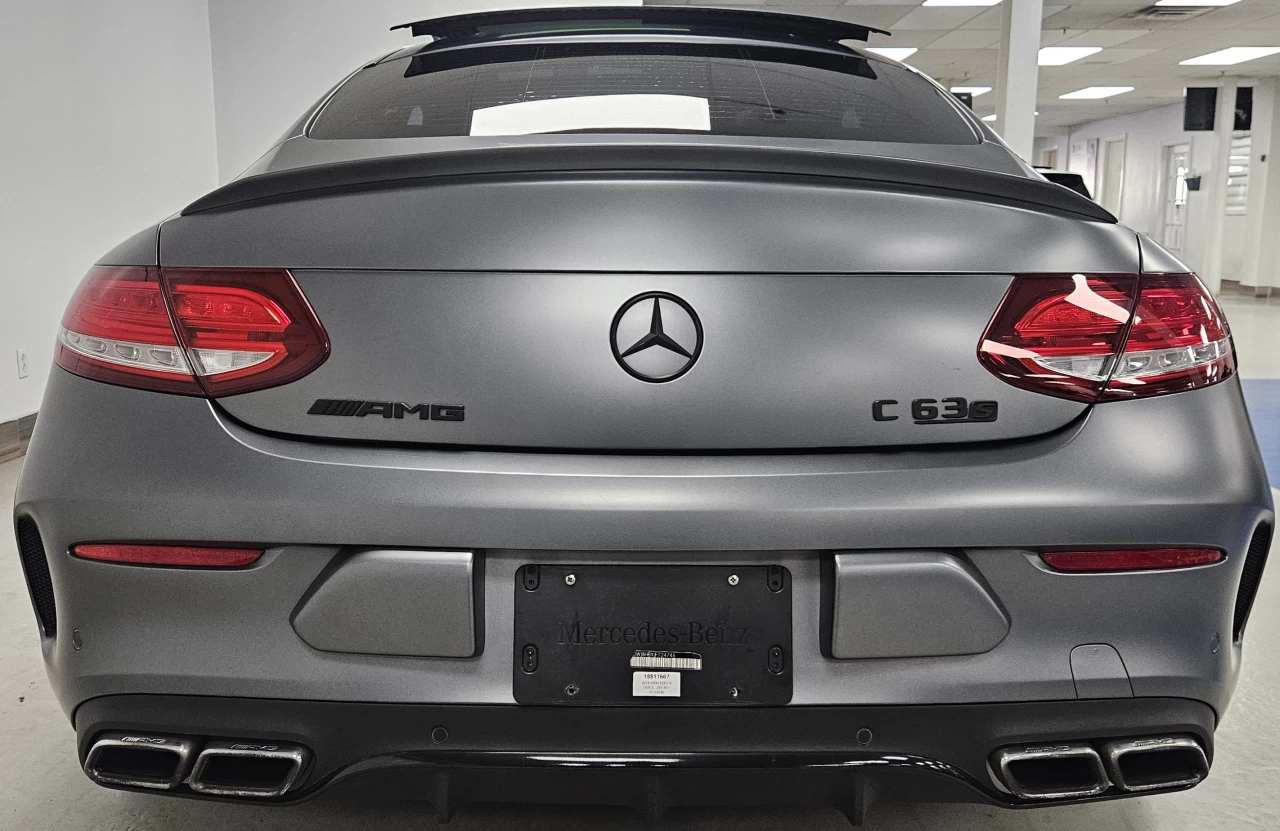 2018 Mercedes-Benz C-Class AMG C 63 S Coupe Designo Selenite Grey Image principale